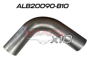 (Pack 10) 2IN (50.8MM) 90 DEG ALUMINISED MANDREL BEND