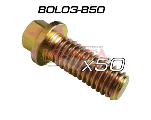 (Pack 50) 3/8in Head x 1in Long. 3/8in Extractor Bolt