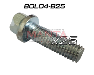 (Pack 25) M8 x 1.25p 3/8in Head x 25mm, LS Engine Commodore, 5.7L HEMI
