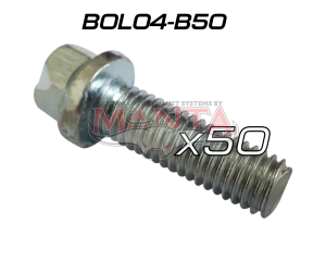 (Pack 50) M8 x 1.25p 3/8in Head x 25mm, LS Engine Commodore, 5.7L HEMI