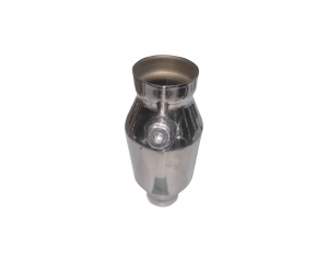 2 1/2in Round High Flow 200 CPI Metallic Catalytic Converter