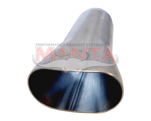 2 x 1 1/2in Inlet, 1 3/4in Outlet, Mild Steel Collector Cone