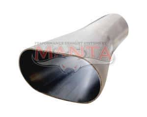 2 x 1 1/2in Inlet, 1 3/4in Outlet, Stainless Steel Collector Cone