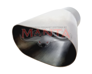 2 x 2 1/2in Inlet, 2 1/2in Outlet, Stainless Steel Collector Cone