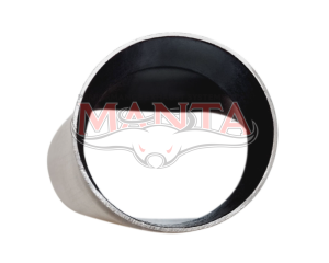 2 x 2 1/4in Inlet, 2 1/2in Outlet, Stainless Steel Collector Cone