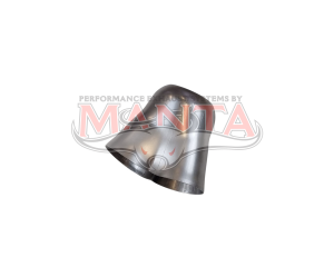 2 x 3in Inlet, 3in Outlet, Mild Steel Collector Cone