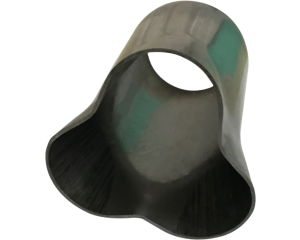 3 x 1 1/2in Inlet, 2in Outlet, Mild Steel Collector Cone