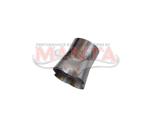 4 x 1 5/8in Inlet, 3in Outlet, Mild Steel Collector Cone