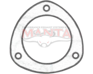 3in 3 Bolt Collector Gasket. 86mm Bolt Centres