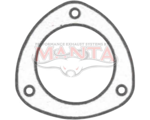 2 1/2in 3 Bolt Collector Gasket. 78mm Bolt Centres