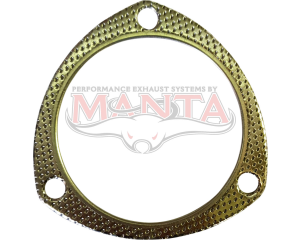 4in 3 Bolt Collector Gasket. 108mm Bolt Centres