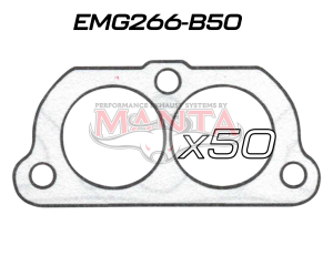 (Pack 50) Genie Toyota/Commodore VL V8 3 Bolt, 2 Port Secondary Gasket