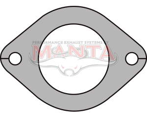 2 Bolt Commodore 2 1/2in 105mm Bolt Centres 11mm Bolt Holes