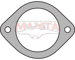 2 Bolt Commodore Cat 3in ID, 105mm Bolt Centres 13mm Bolt Holes S/Steel (10mm Thick)