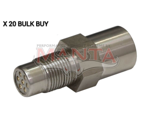 O2 Sensor Nut Extension 18mm X 1.5P X 40mm High, Pack of 20