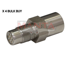 O2 Sensor Nut Extension 18mm X 1.5P X 40mm High, Pack of 4