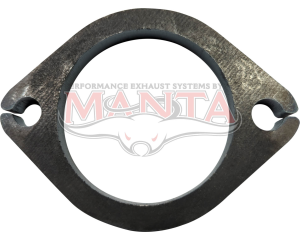 2 Bolt Ford EA-FG Cat Flange 2 1/2in ID, 87mm Bolt Centres, 11mm Bolt Holes, 10mm Thick M/S
