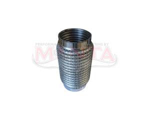 2 1/2in ID x 152mm (6in) Stainless Steel Flex Bellow With Interlock Tube Liner