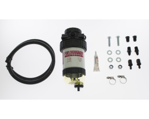 Universal 1/4in - 1/8in NPT 5 Micron Fuel Filter Kit