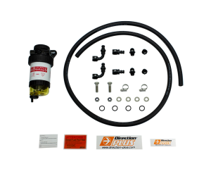 Universal 30 Micron Filter, 12mm Hose Fuel Filter Kit