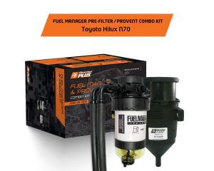 FUEL MANAGER PRE-FILTER + PROVENT COMBO KIT TOYOTA HILUX N70 (Dual Battery)