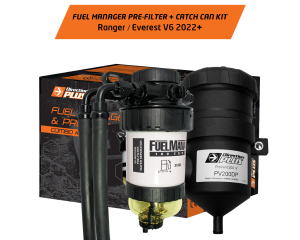 Fuel Manager Pre-Filter + Catch Can Kit for Next Gen Ranger & Everest V6