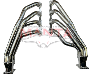 Ford Falcon AU V8 5.0L Mandrel Bent 1 3/4in Primaries 3in Outl 4-1- Ceramic Coated (Silver)