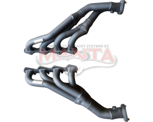 Ford BA - BF Falcon V8 BOSS Tri-Y 1 3/4in Primary 2 1/2in Outlets Mild Steel Mandrel Bent Extractor