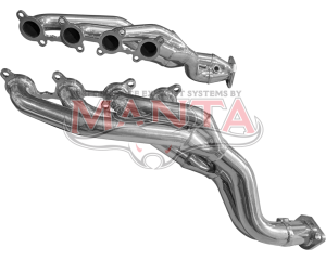Toyota Landcruiser V8 4.7L UZJ100 Series 1 3/4in Tri-Y Flange Fitment - Ceramic Coated (Silver)