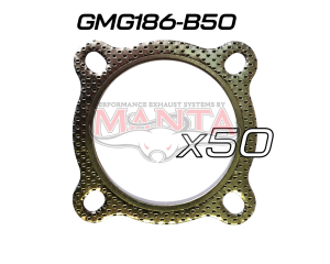 (Pack 50) 4 Bolt 3in Flange Gasket Suit Pacemaker, Hurricane, Di Filippo
