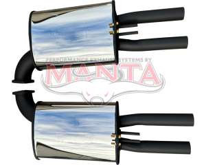 Holden Commodore VF HSV Maloo Ute 3in Rear Mufflers (pair)