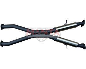 Jeep Cherokee V8 Dual 3in Front Mufflers