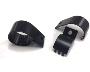 Horizontal Tube Clamp - 76mm (black - no Lazer branding)