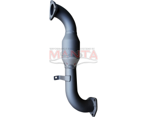 GU Patrol 3.0L Turbo Diesel 2 1/2in Dump Pipe With HIFLOW Cat