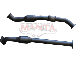 Toyota LandCruiser VDJ200 V8 4.5L T.D. Dual 2.5in Engine Pipes With Cats