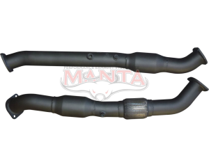 Toyota LandCruiser VDJ200 V8 4.5L T.D. 2016 Dual 3in Engine Pipes With Cats and DPF Sensors