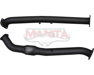 Toyota LandCruiser VDJ200 2016 4.5L V8 3in Engine Pipes With DPF Sensors