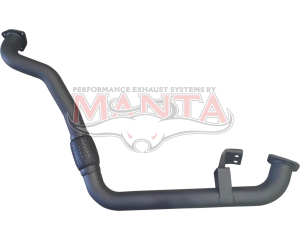 TOYOTA LANDCRUISER HZJ80 2 1/2in Engine Pipe With Stainless Flex - to connect to factory manifold