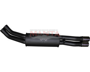 Holden Commodore - Statesman VR - VS IRS Dual 2 1/2in Rear Muffler With Chrome Tips