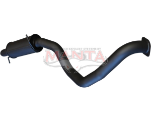 Mitsubishi Pajero NS-NT 3.2L Turbo Diesel 3in Rear Muffler With Droopy Tip