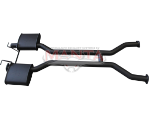Ford Falcon AU V8 Sedan IRS Dual 2 1/2in Centre Mufflers