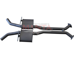 Holden Commodore VU-VZ V8 Ute 2 1/2in Dual Centre Mufflers to Suit LH & RH Exit Rears