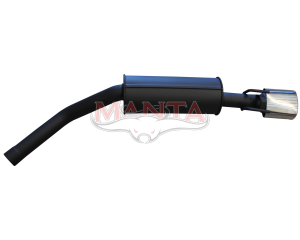 Holden Commodore VU VY VZ V8 Ute 2 1/2in RHS Exit Rear Muffler With Oval Tip