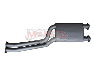 Ford Falcon BA BF FG XR8 XR6 Turbo &  Pursuit Ute 2 1/2in Dual Centre Muffler