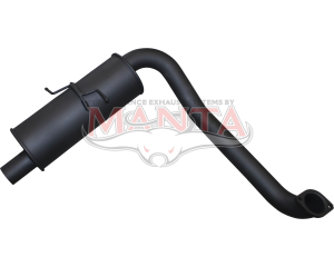 Ford Falcon BA XR8/GT & BF, FG XR8 Sedan Dual Outlet Rear Muffler LHS With Twin Tips