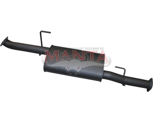 Nissan Navara D40, D23 3in Centre Muffler