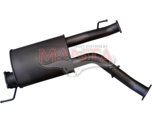 Toyota LandCruiser VDJ200 Wagon Dual 3in-Single 4in Centre Muffler