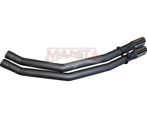 Holden Commodore Sedan VT VU VY VZ V8 Dual 2 1/2in Tail Pipes With S/S Tips