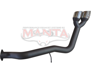 Next Gen T6.2 Ford Ranger / Amarok TDI600 V6 Diesel 3in Side Exit Tailpipe With Twin Chrome Tip