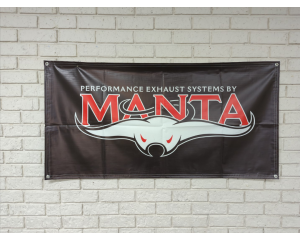 Manta workshop banner 1.5m x 0.75m